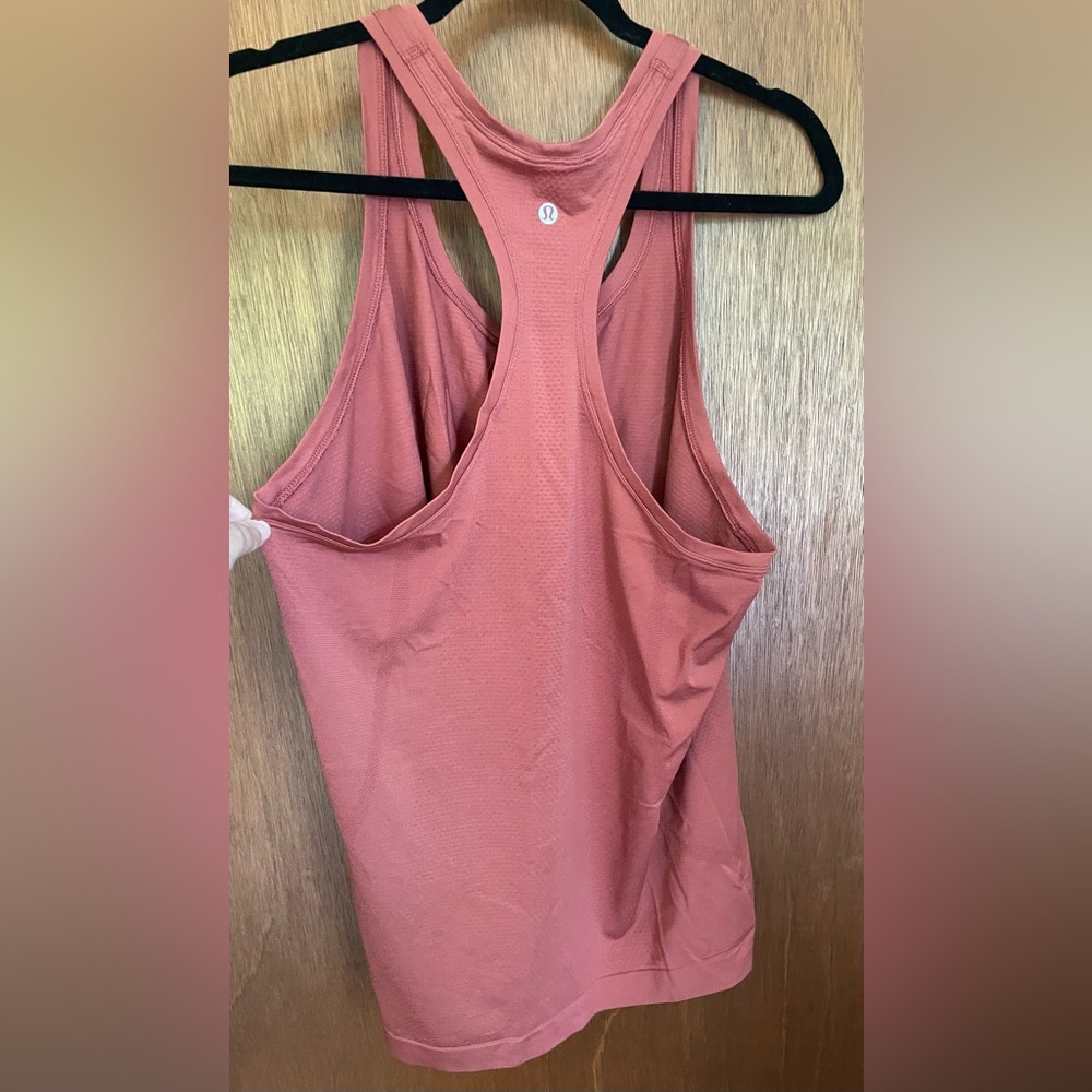 Lululemon - Swiftly Tach Racerback Tank - Light Terracotta/Rust/Burnt Orange- 14